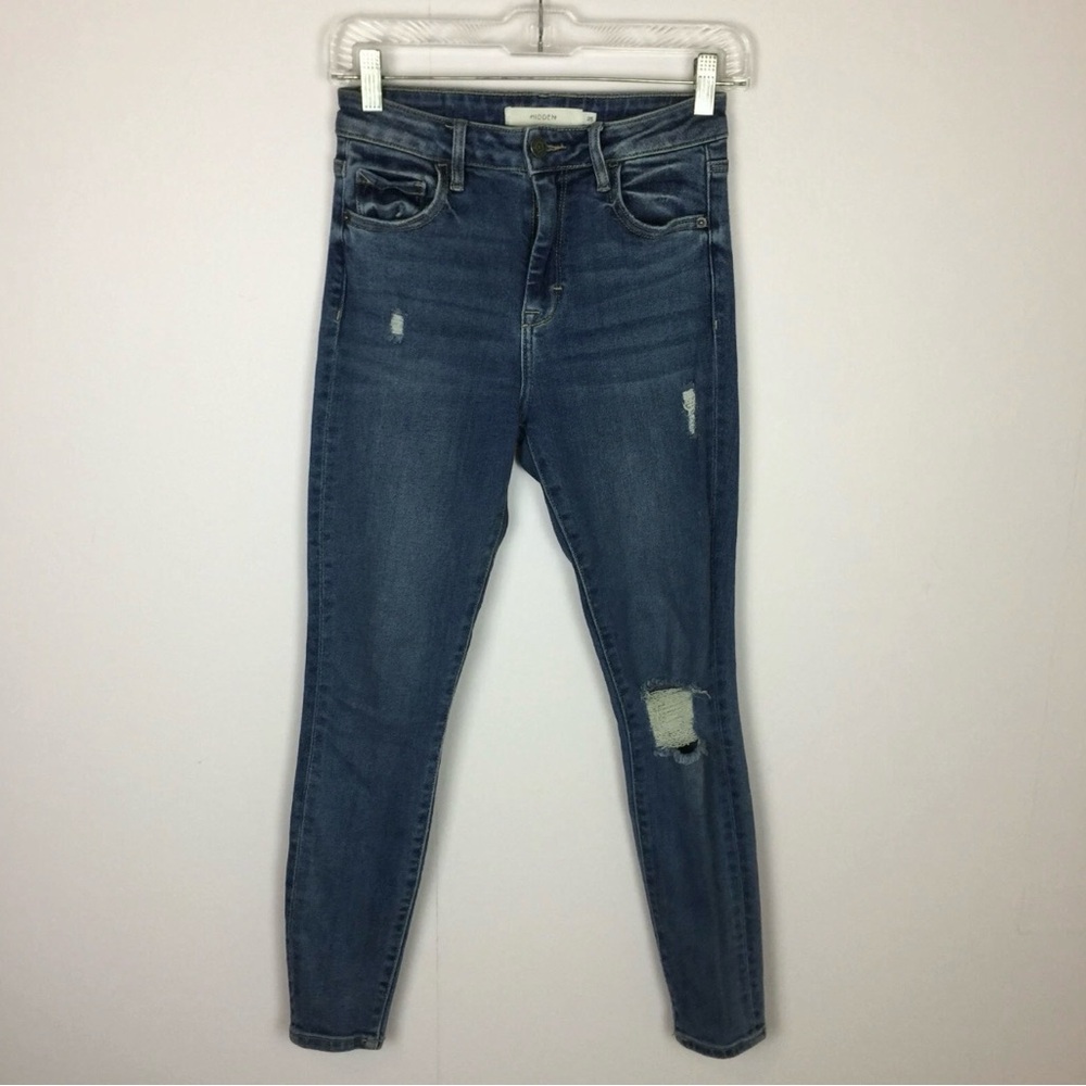 Hidden High Rise Blue Jeans